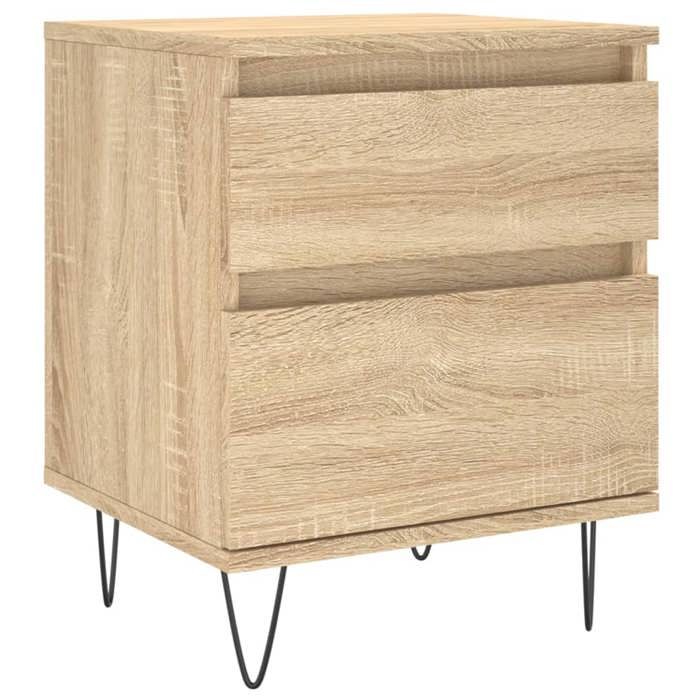 SALE 2025Table d’Appoint Chambre - Table de chevet - MOOD - chêne sonoma - 40x35x50 cm - Bois d’ingénierie Chill4040935