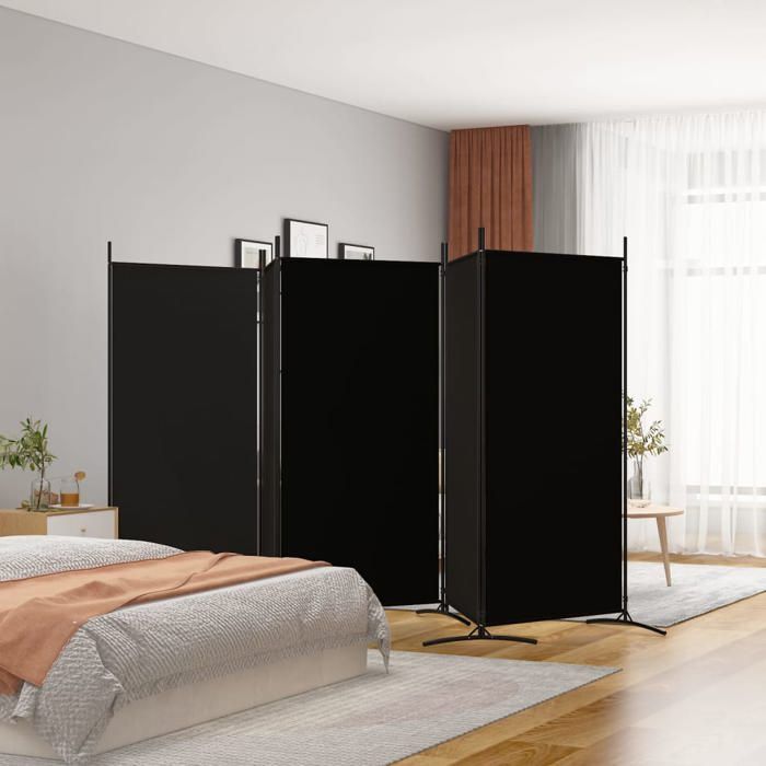 Petit Paravent En Bois Tressé LWZQRVCT - 4 Panneaux 50x30 Cm - Séparation D'Espace Décorative Pour Bureau Ou Chambre
