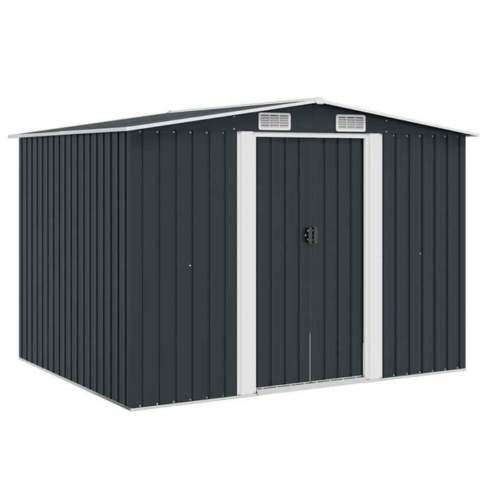 Vidaxl Abri de stockage pour jardin - Anthracite - Acier - 257x205x178 cm