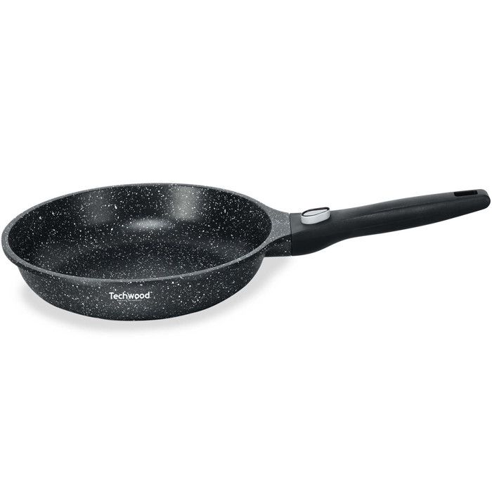 Poêle Effet Pierre Ø 28 cm - Techwood TP-28PO - Tous types de feux dont induction Compatible four et lave-vaisselle