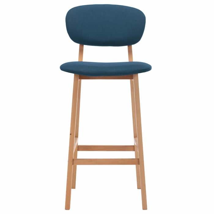 Bleu ZENCORE® Siège Haute Pour cuisine - 45x47x92cm - Lot de 2 Tabourets de bar - bleu tissu Top111638661