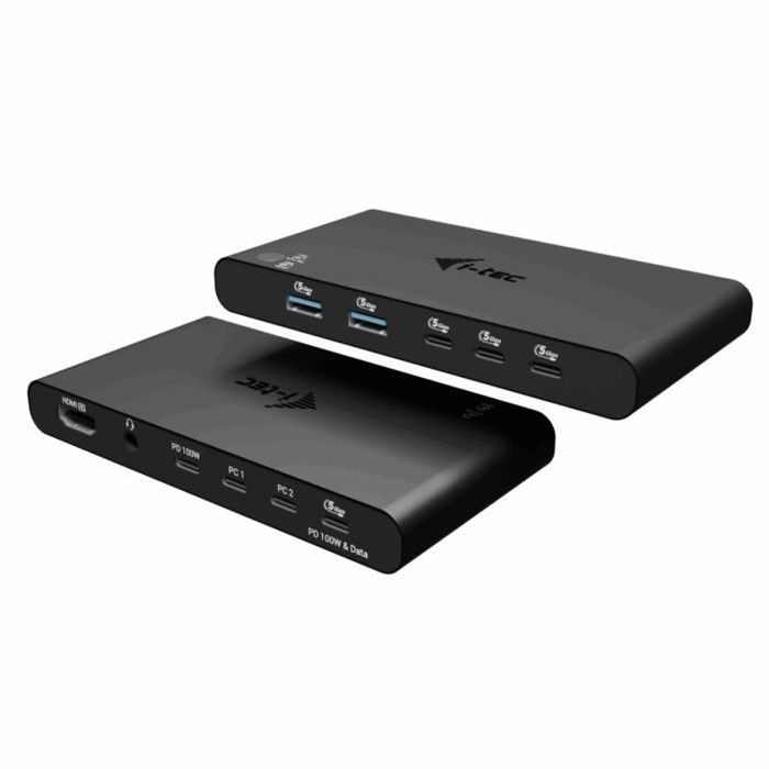 i tec KVM Docking Station HDMI for 2 hosts Power Delivery 2x - vue 4