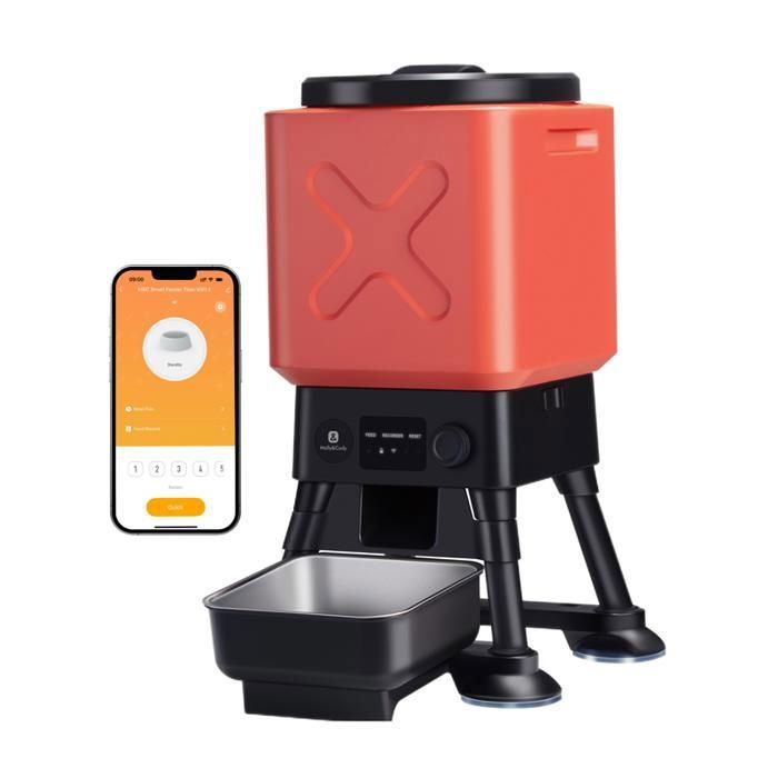 Mangeoire automatique connectée - MOLLY&CODY - 14L - Wi‑Fi 2 4 GHz - Anti‑blocage - Double alimentation