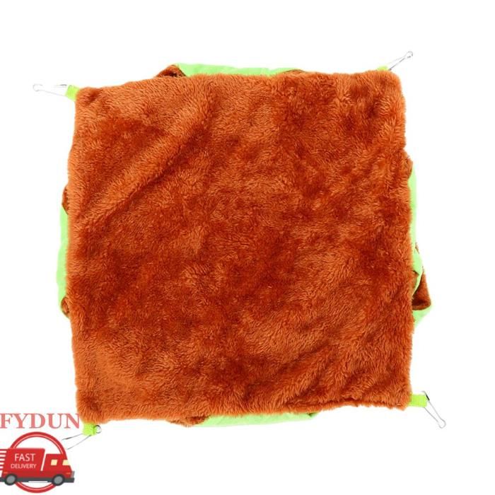 FYDUN Hamac pour rat furet à 3 niveaux Hamac Pour Furet Doux Et Fonctionnel Pour animalerie jouet 30x30cm / 11 8x11 8 pouces Vert
