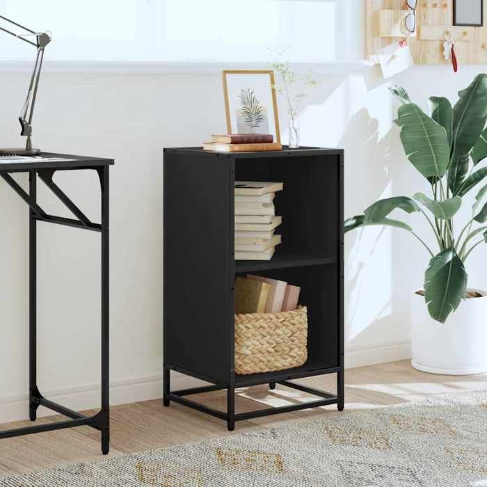 Étagère pour livres - Noir - Bibliothèque moderne - noir 40x35x76 cm - bois dingénierie B2706