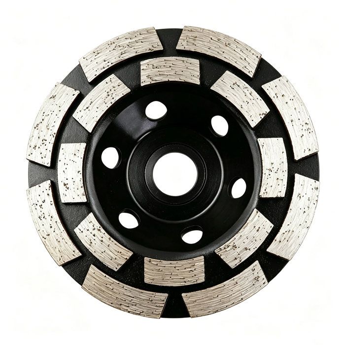 Disque DiamantMeule assiette diamantée 125mm - BRSCHNITT béton universel 125 mm x 222 mm meule double rangée