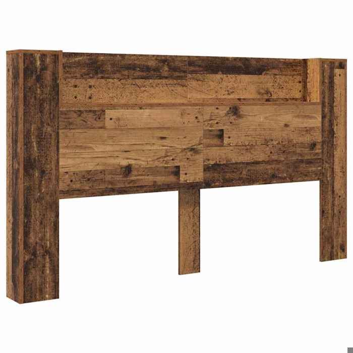 NEW Tête de lit Bois ancien 180 x 17 x 104 5 cm Bois dingénierie aspect contemporain_44981