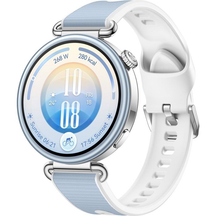 Montre connectée Huawei Watch GT 7 41 mm Bluetooth acier inoxydable avec bracelet en fluoroélastomère et - vue 4