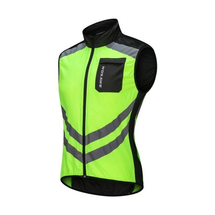 Gilet De Sport RockBros Sans Manches - Respirant Réfléchissant Vélo - NEUF