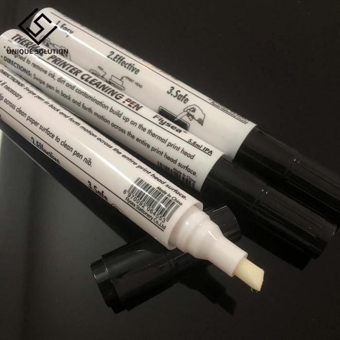 Stylos Nettoyeurs Pour Tête D'impression Zebra - Lot De 5 - Pour Imprimantes Thermiques, Sûr Et Efficace - 5