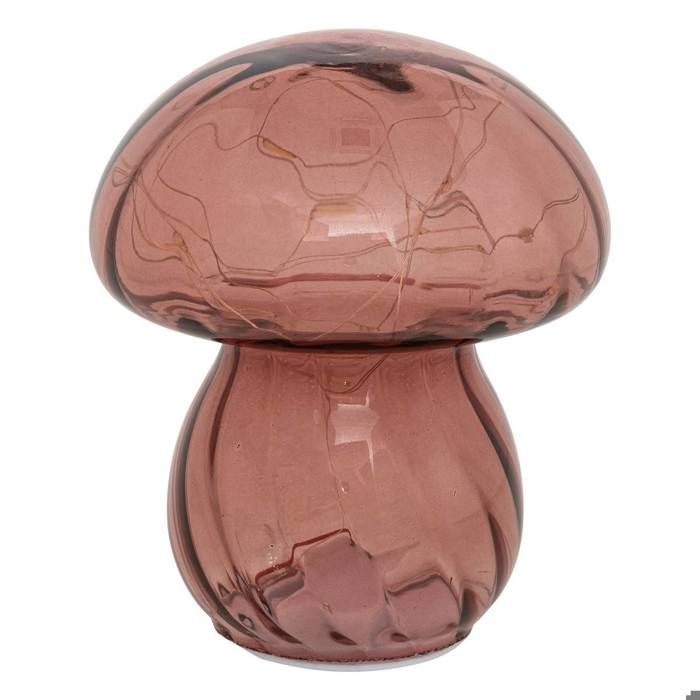 Lampe à poser LED Malu rose antique H15cm - Atmosphera Créateur dintérieur