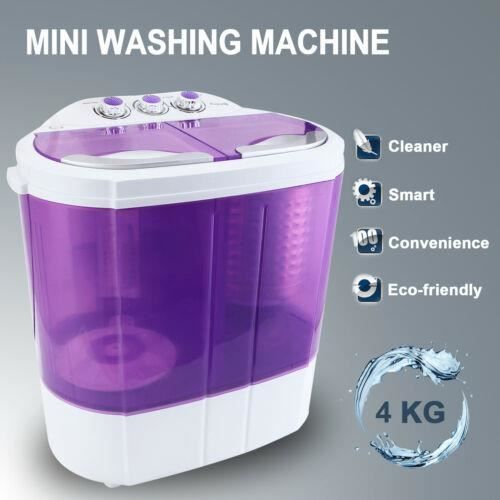 Mini Machine a Laver 9Kg Couleur Rose Manuelle SUPER CURA(lavage et essorage  et laver chaussures) – Arteah
