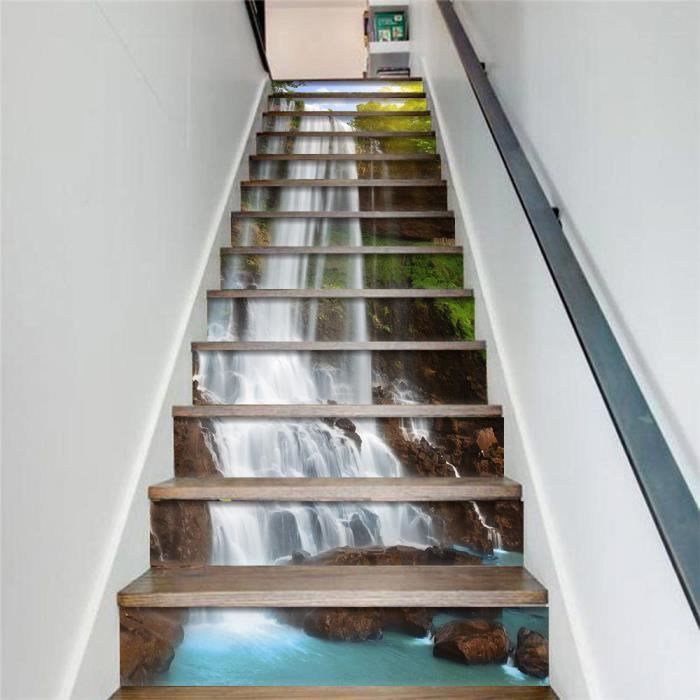 6 Pieces Stickers D Escalier 3d Autocollant Stickers Carrelage Cascade Cdiscount Maison 6 Pieces Stickers D Escalier 3d Autocollant Stickers Carrelage Cascade Cdiscount Maison