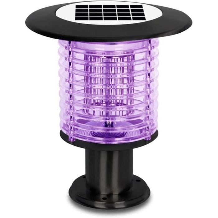 Lampe Anti-Moustiques UV Intérieure & Extérieure Imperméable - Piège Électrique Double Mode, Silencieuse & Économe, Anti Mouches - Portée 860 Pieds²