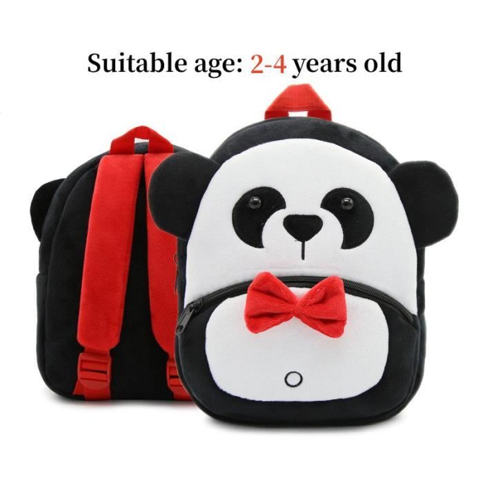 Sac à Dos Enfant Maternelle En Peluche Animal 3D | Dimensions 27x24x7 Cm, Léger, Pour 3-7 Ans, école, Sorties