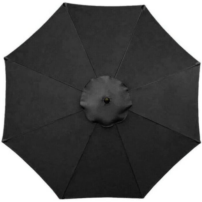 Auvent De Rechange Pour Parasol De Terrasse, Housse Toile De Rechange Rond De 3M Pour Parasol D