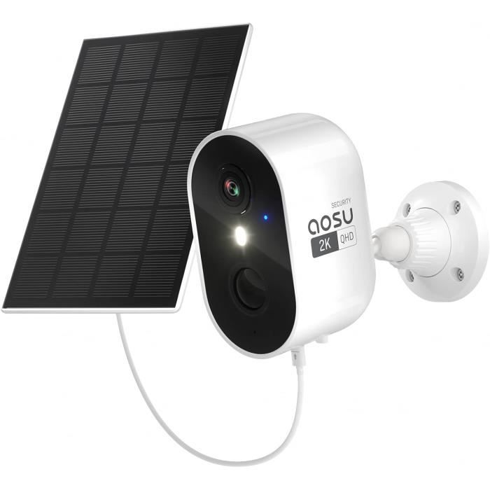 Caméra De Surveillance Solaire Szsinocam SmartCam PTZ – Wifi, 2K, Détection Mouvement