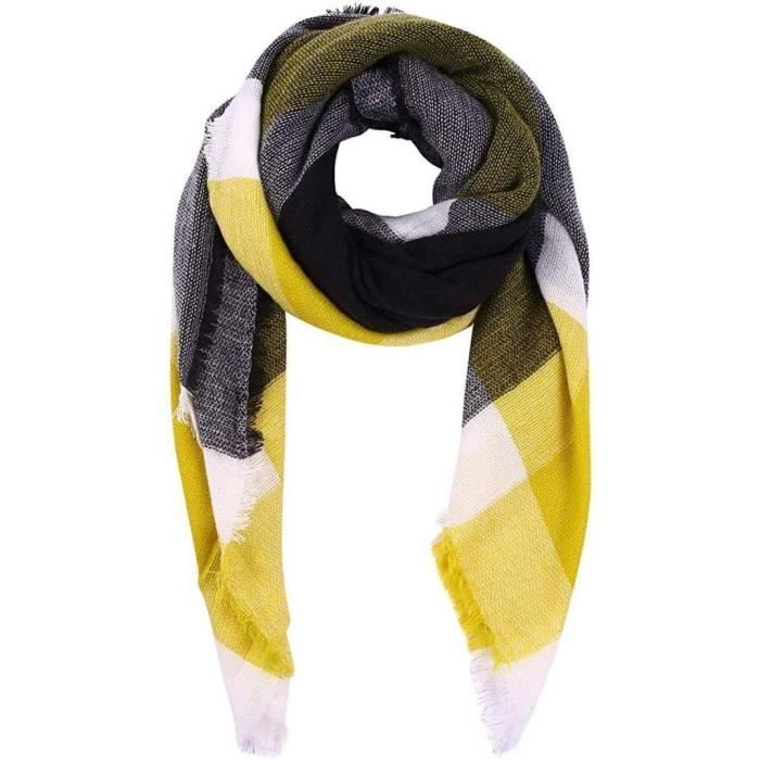 Foulard imprimé cachemire marron femme | Morgan