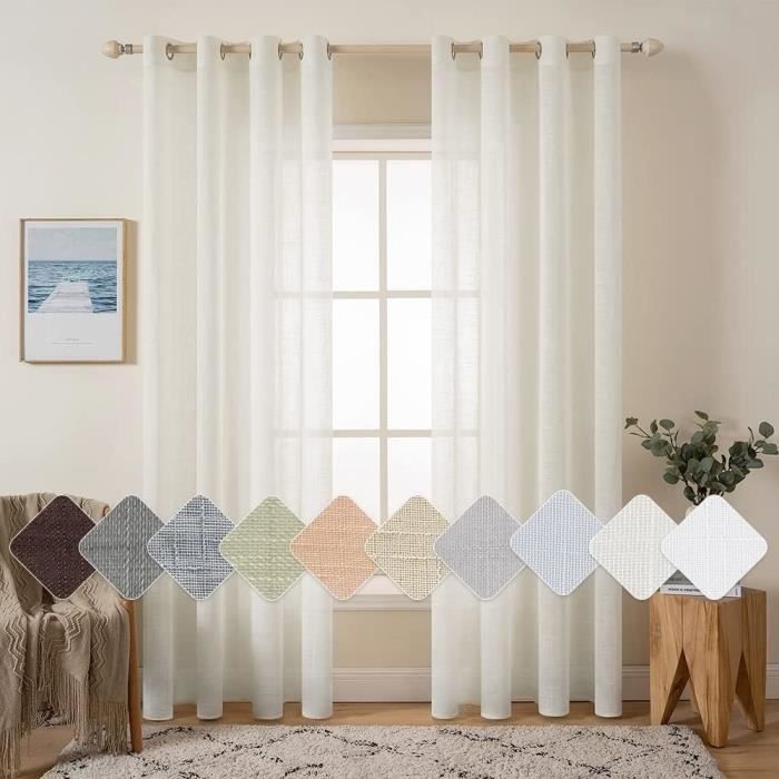 Supports de tringle à rideaux - Lot de 2 - Crochets décoratifs pour