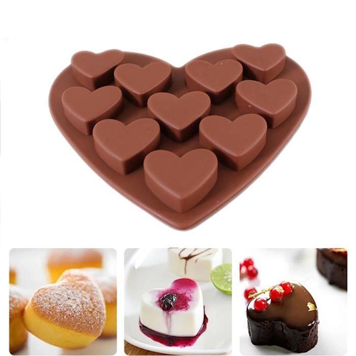 L Amour En Forme De Coeur En Silicone Fondant Gateau Moules Moule Chocolat Mo485 Cdiscount Maison