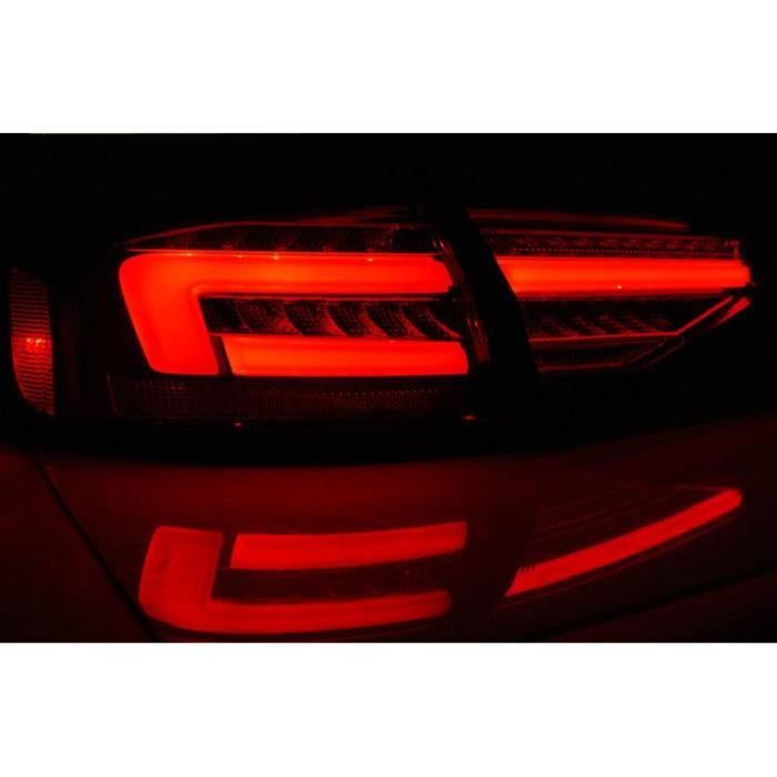 Paire de feux arriere Audi A4 B8 12-15 berline FULL LED noir