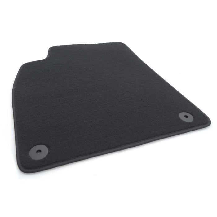 Tapis de sol en velours pour voiture 2/ jeux kh Teile Qualit/é originale Noir