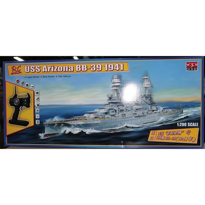 Tumpeter 3701 Maquette USS Arizona BB-39 Pearl Harbor 1/200