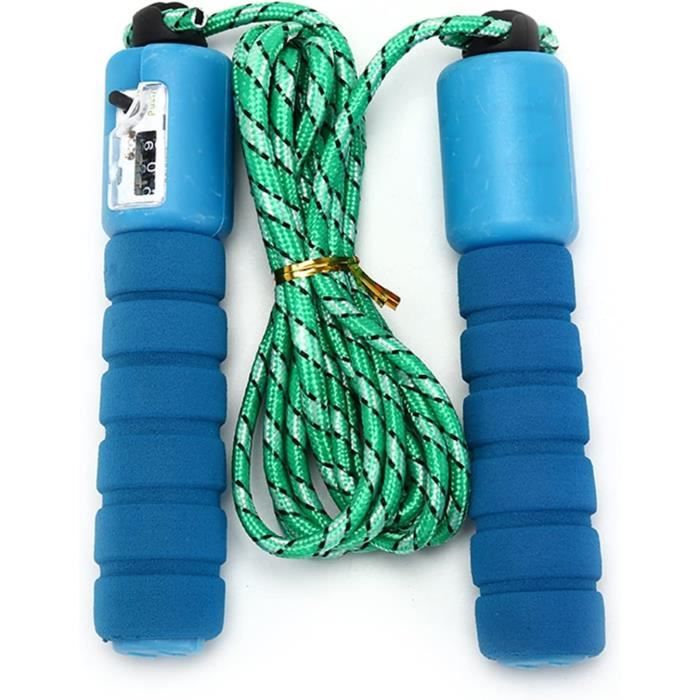 Corde à Sauter Professionnelle BAYLI Avec Compteur - Bleu, Longueur 270 Cm (neuf)