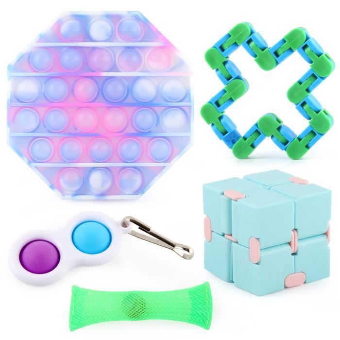 Coffret Fidget Toys 30 Pièces – Anti-stress Pour Enfants Et Adultes, Idéal TDAH Autisme, Cadeau Anniversaire Noël