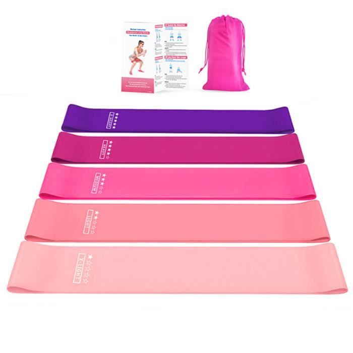 Élastique à Pédale Sport 4/6/8 Tubes - Bandes Résistance Musculation, Poignées Antidérapantes - Maison, Gym