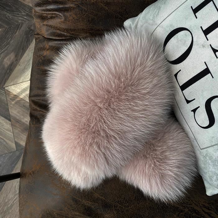 Hezhou Écharpe Fourrure Artificielle Col Fourrure Fausse