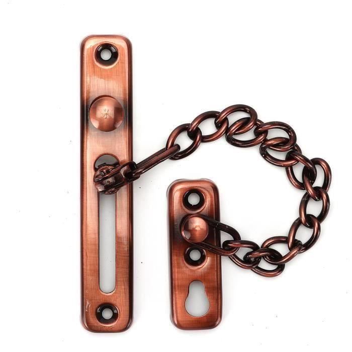 DOITOOL 1 Verrou De Sécurité Coulissant En Alliage De Zinc Pour Porte Coulissante - Verrou De Sécurité Vintage - Verrou Décoratif Pour Meubles - Matériel De Porte Robuste - Bleu Antique