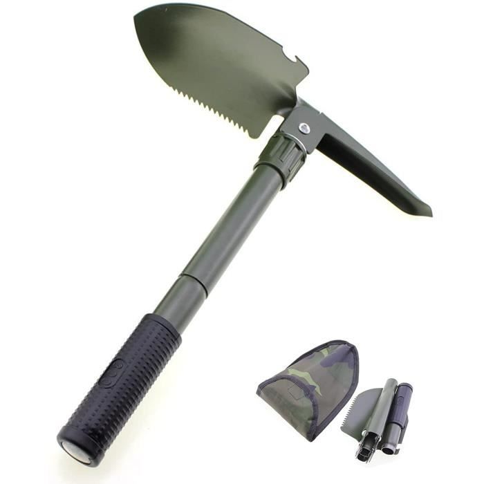 Pelle pliante camping polyvalente - Kit de culture - Bouche ronde