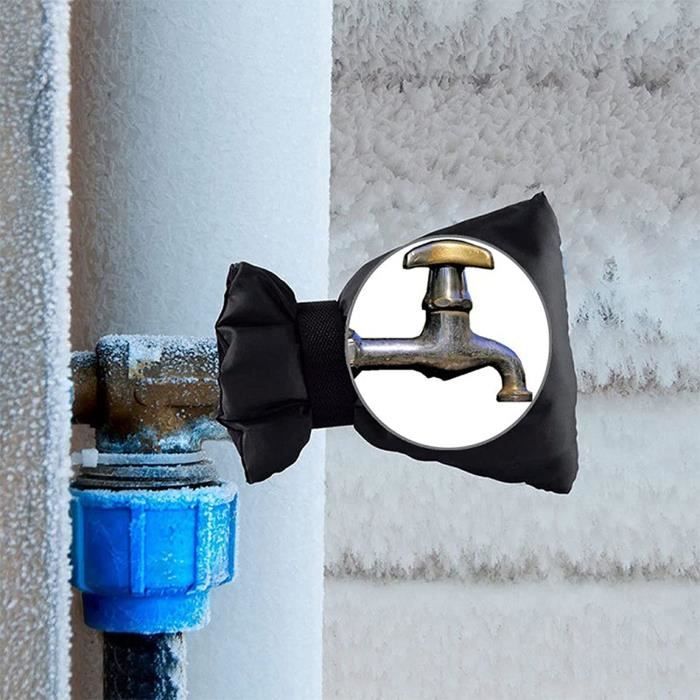 Housse pour robinet extérieur - Couverture isotherme thermique - Protection  contre le gel - Noir - Cdiscount Jardin