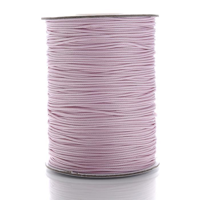 Cordon Ciré 3 Mm - 5 Mètres Pour Fabrication De Bijoux DIY Et Bricolage