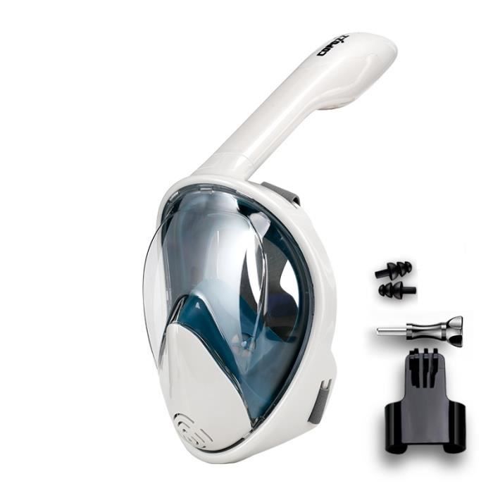 Liquid Image Scuba 720p Masque de plongée avec appareil photo 12 mégapixels Étanche jusqu'à 40 m USB 2.0 Taille XL Noir