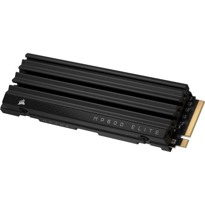 Disque SSD interne - CORSAIR - MP600 ELITE 1TB Gen4 PCIe x4 NVMe M.2 SSD - Sans dissipateur