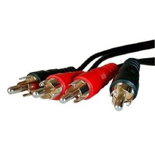 Cordon 2 RCA audio mâles/mâles (5 mètres) - Cdiscount TV Son Photo