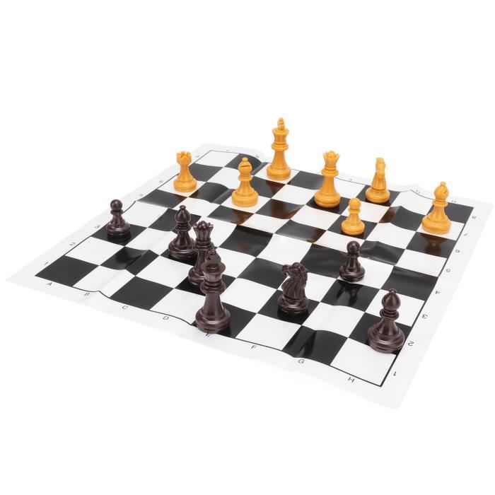 Pièce d'échecs internationale, seulement des pièces et pas de jeu d Pièce d'échecs internationale, seulement des pièces et pas de jeu d