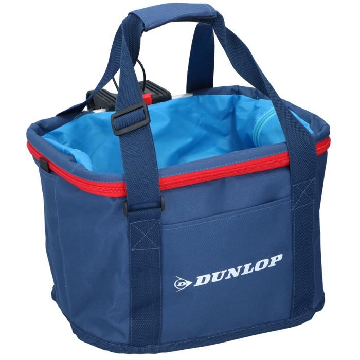 Panier Velo - DUNLOP - Capacité 15L - Système de clics