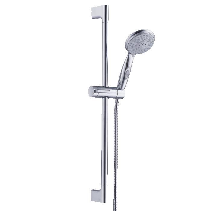 Pit-Stop Ensemble de Douche 3 pièces - Chrome - Essebagno