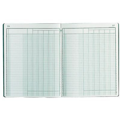 Exacompta registre piqûre 80 pages - 6 colonnes à la française 320 x 250 mm
