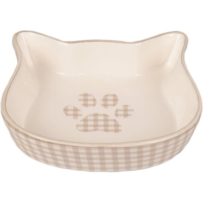 Gamelle En Ceramique Tete De Chat Vichy Flamingo Achat Vente Gamelle Ecuelle Gamelle En Ceramique Tete De C Cdiscount