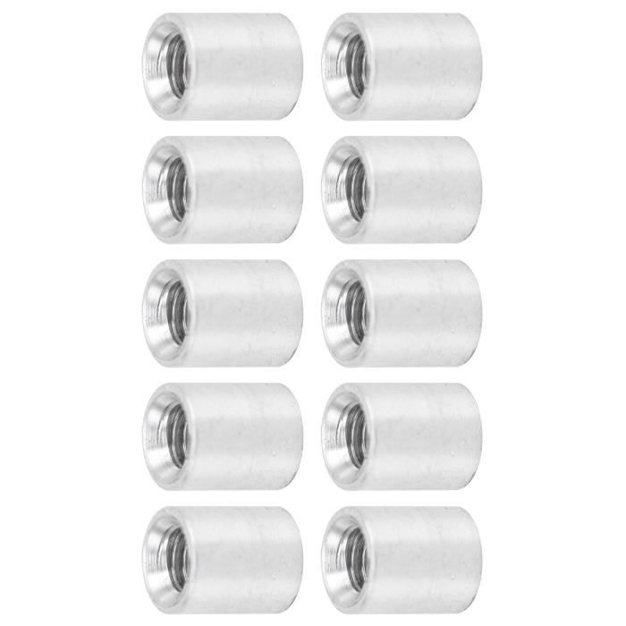 Entretoise de colonne ronde en aluminium M3x40 - ZJCHAO - Lot de 10