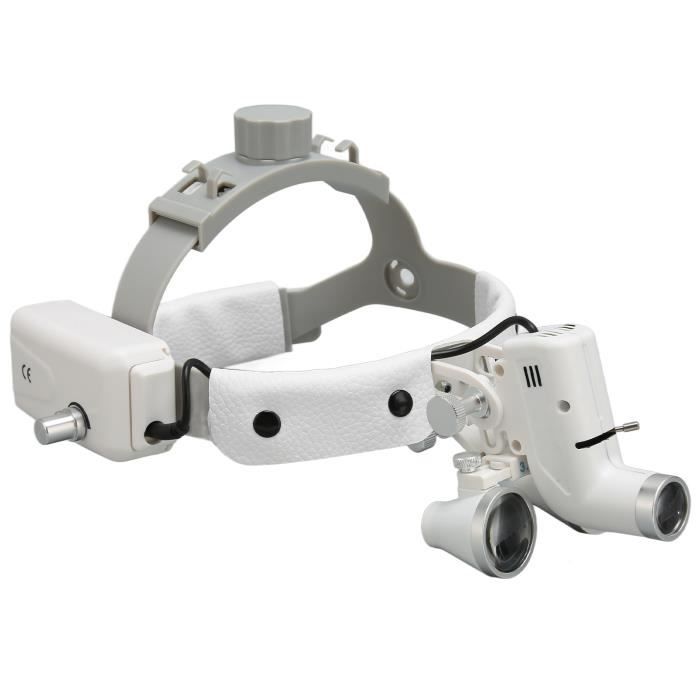 KIMISS loupes binoculaires dentaires Loupe de bandeau éclairée