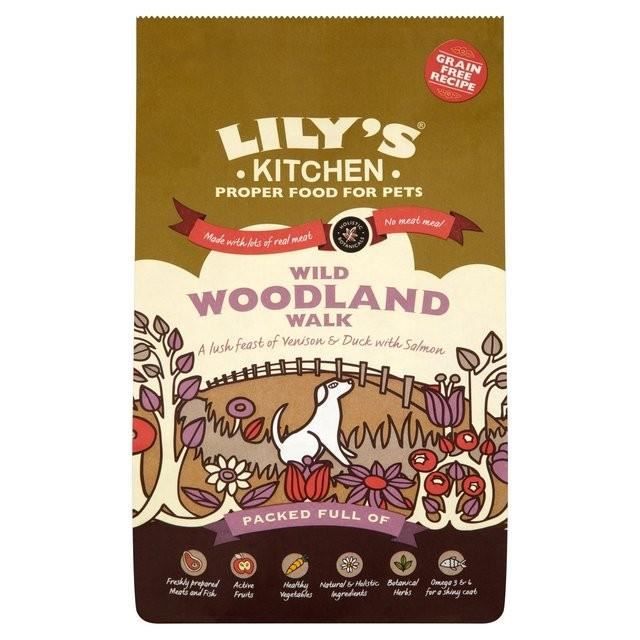 Lilys Cuisine sauvage Woodland Walk Grain sans nourriture sèche pour les chiens 7 kg