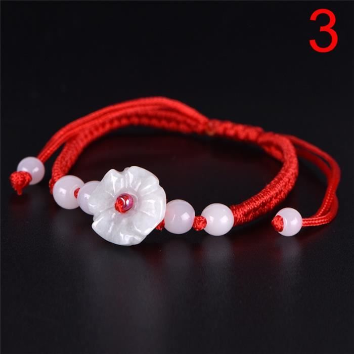 8 Mm Rouge Jade et Turquoise perles amulette Élastique Bracelet