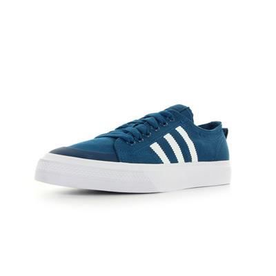 Adidas Nizza Lo Classic 78 Bleu et blanc Bleu Bleu et blanc - Cdiscount Chaussures