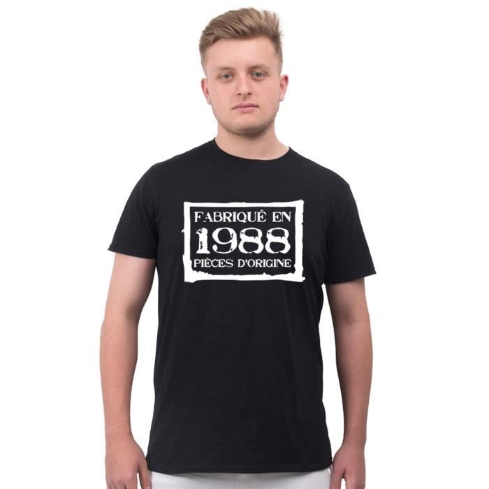 Anniversaire T-Shirt Fabriqué en 1975 Toutes les pièces d'origine 