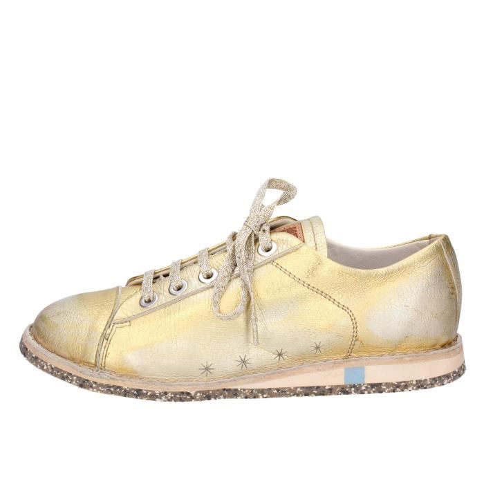 basket femme tout cuir